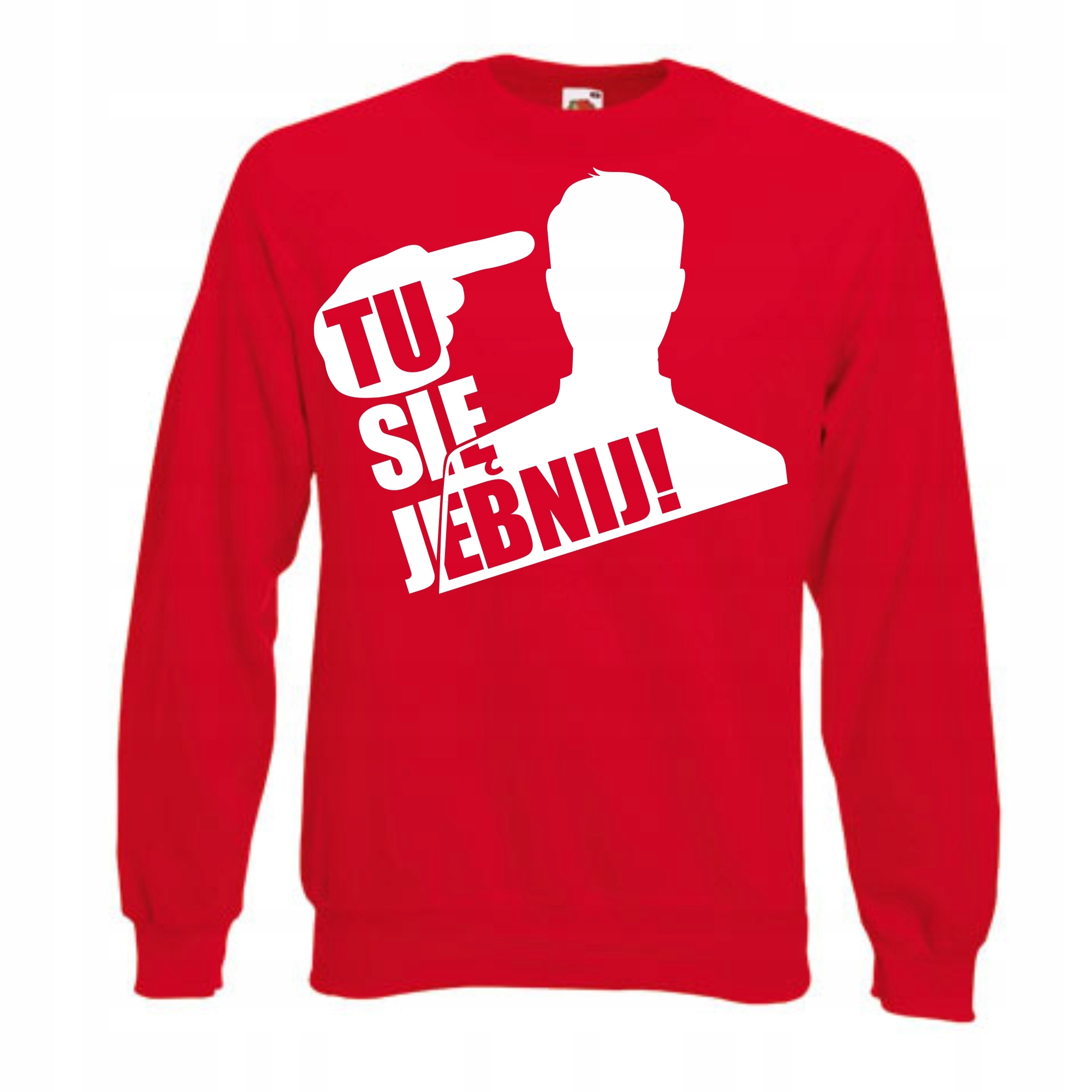 

Bluza Męska Z Nadrukiem Tu Się Jebnij Prezent -XXL