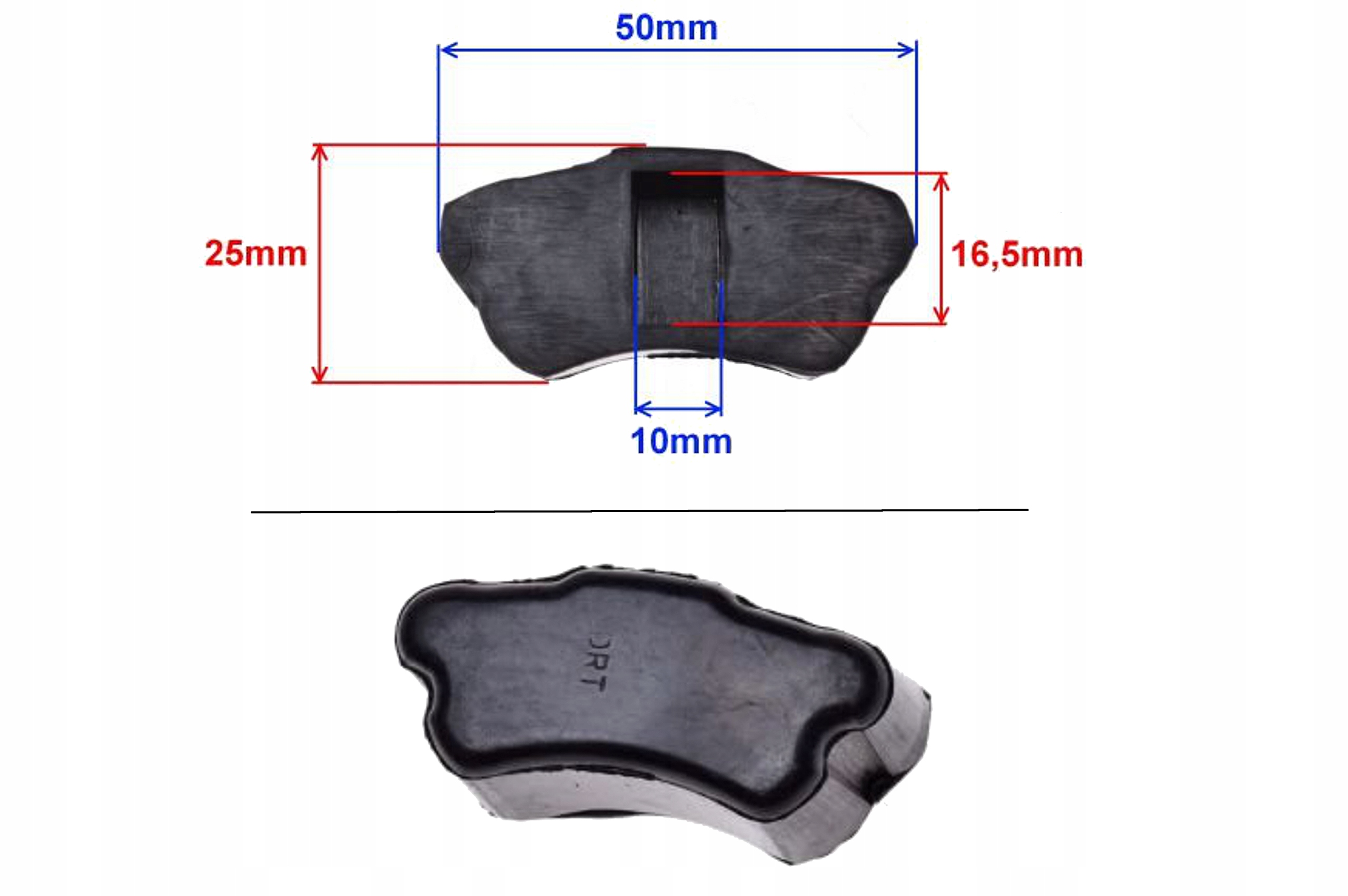 GUMA ZĘBATKI TYŁ TYLNA CHOPPER KINROAD ŁOŚ Producent Acme