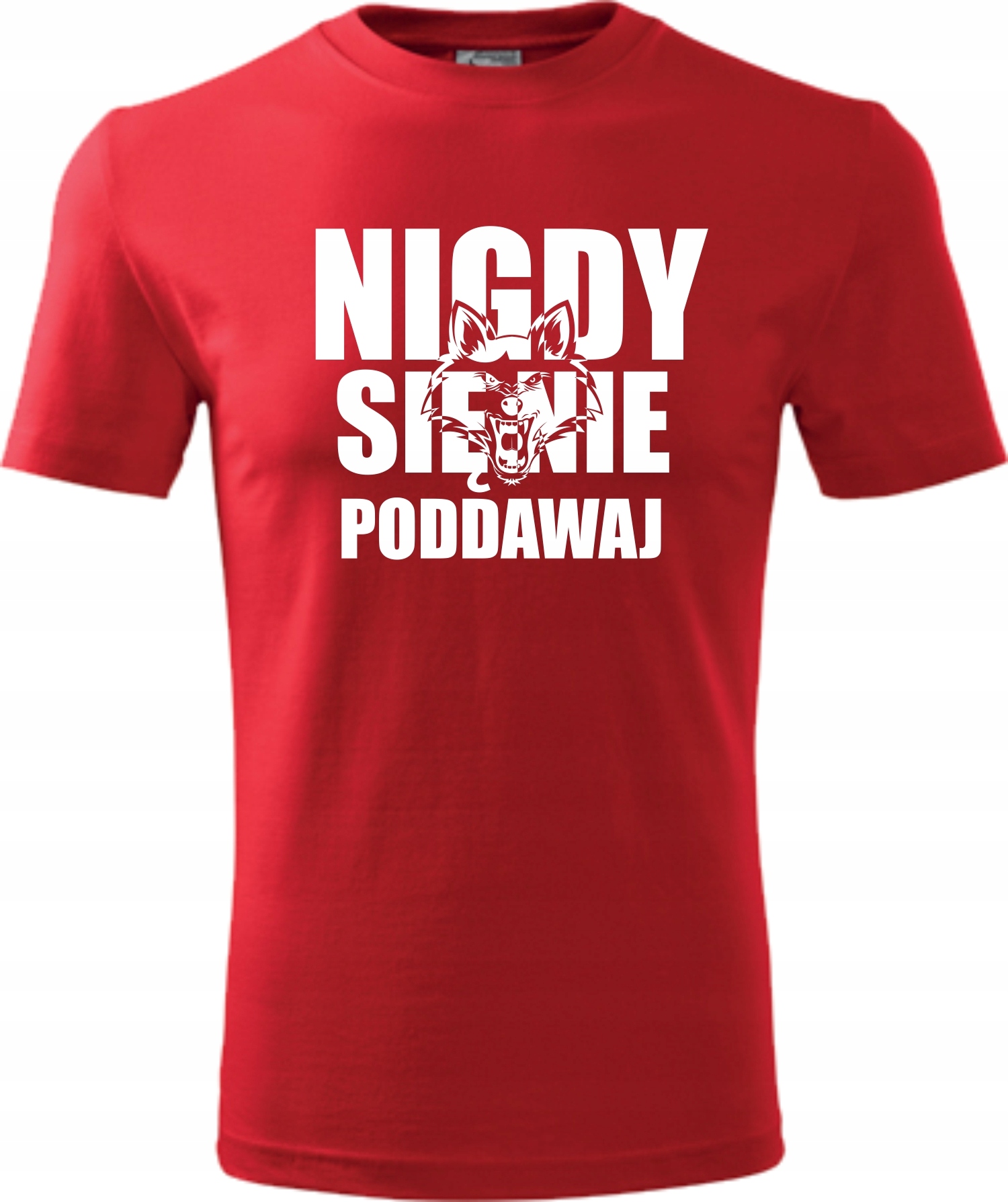 

Koszulka Patriotyczna Nigdy Się Nie Poddawaj Wilk