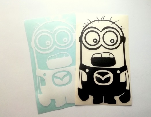 

Minionek Mazda naklejka sticker Minions