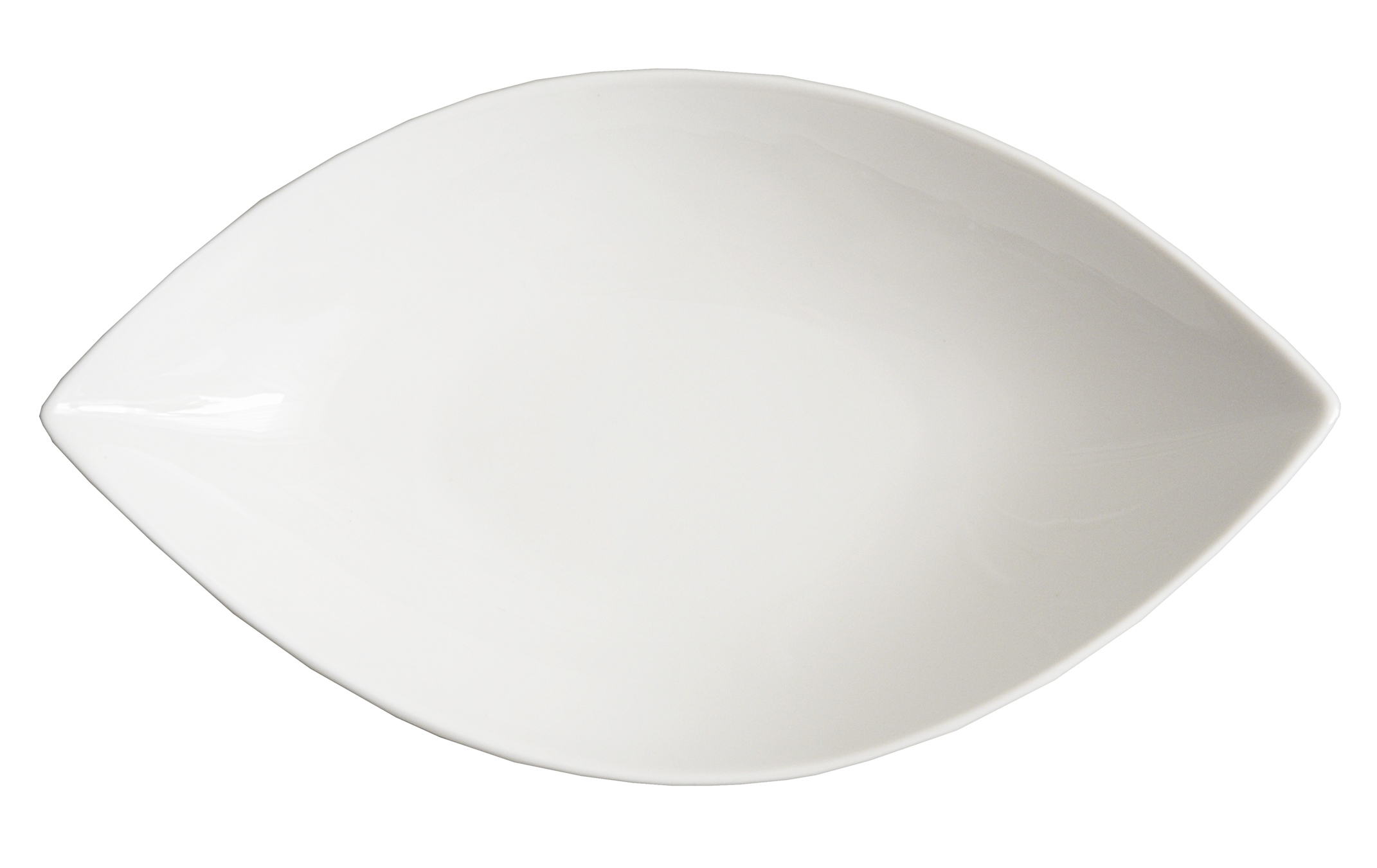 

Biały półmisek Porcelana Łódka 21x12 W-wa Łś