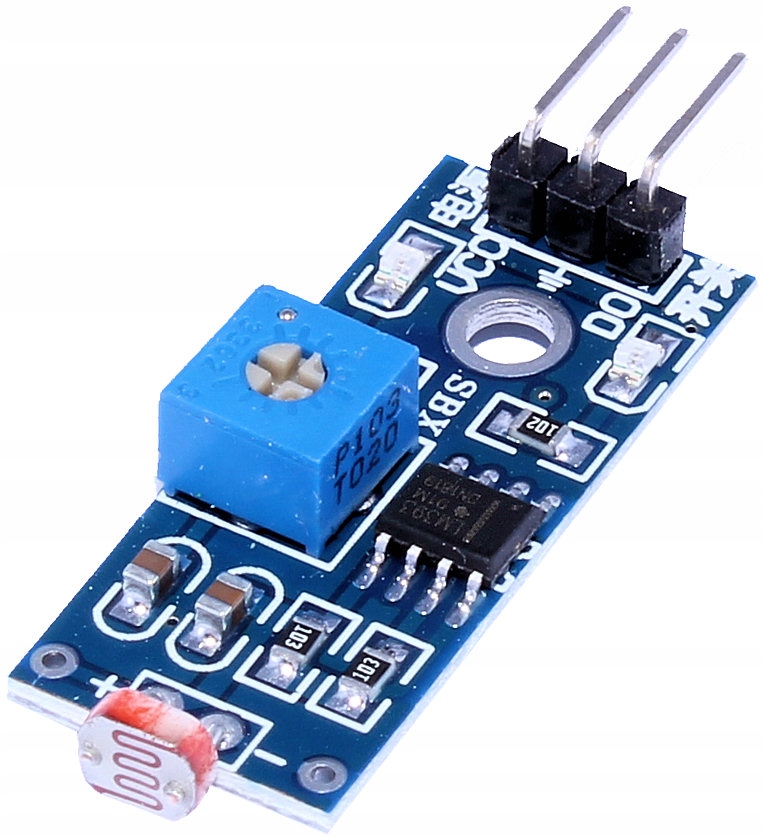 

Moduł Detektor Czujnik Światła Arduino LM393 3pin