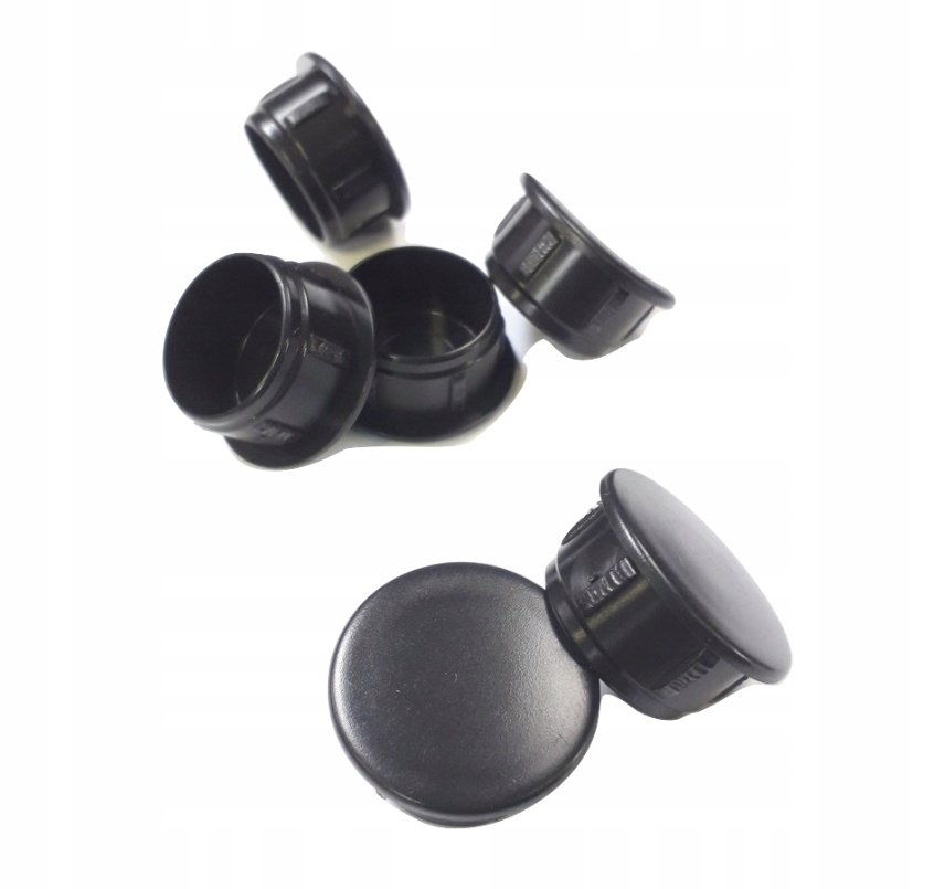 Zaślepka Otworu Fi 20 zatyczka korek maskow. 10szt Kolor czarny