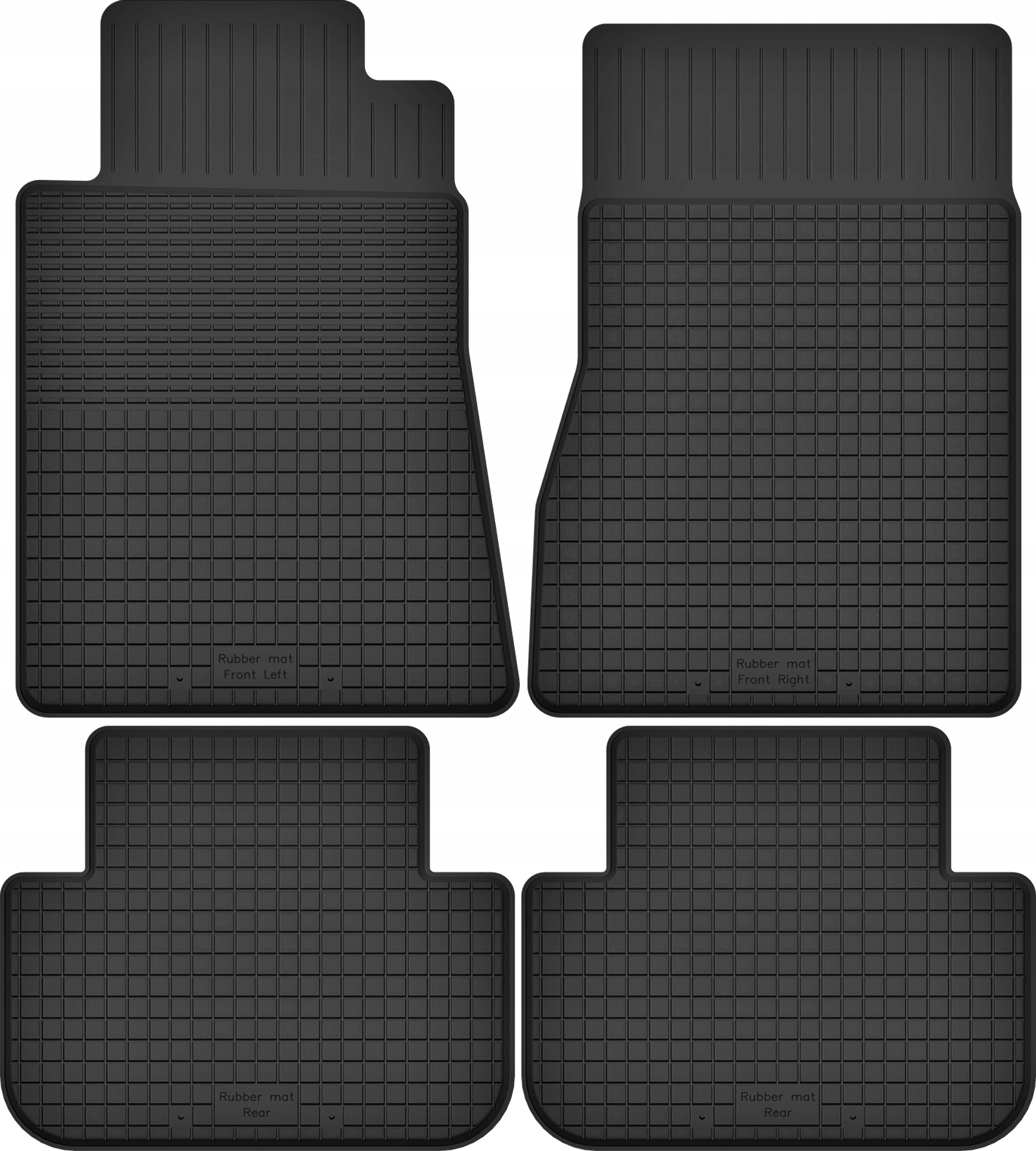 чорні килимки ОДНЕ до: Mercedes СЛ R230 2001-2008