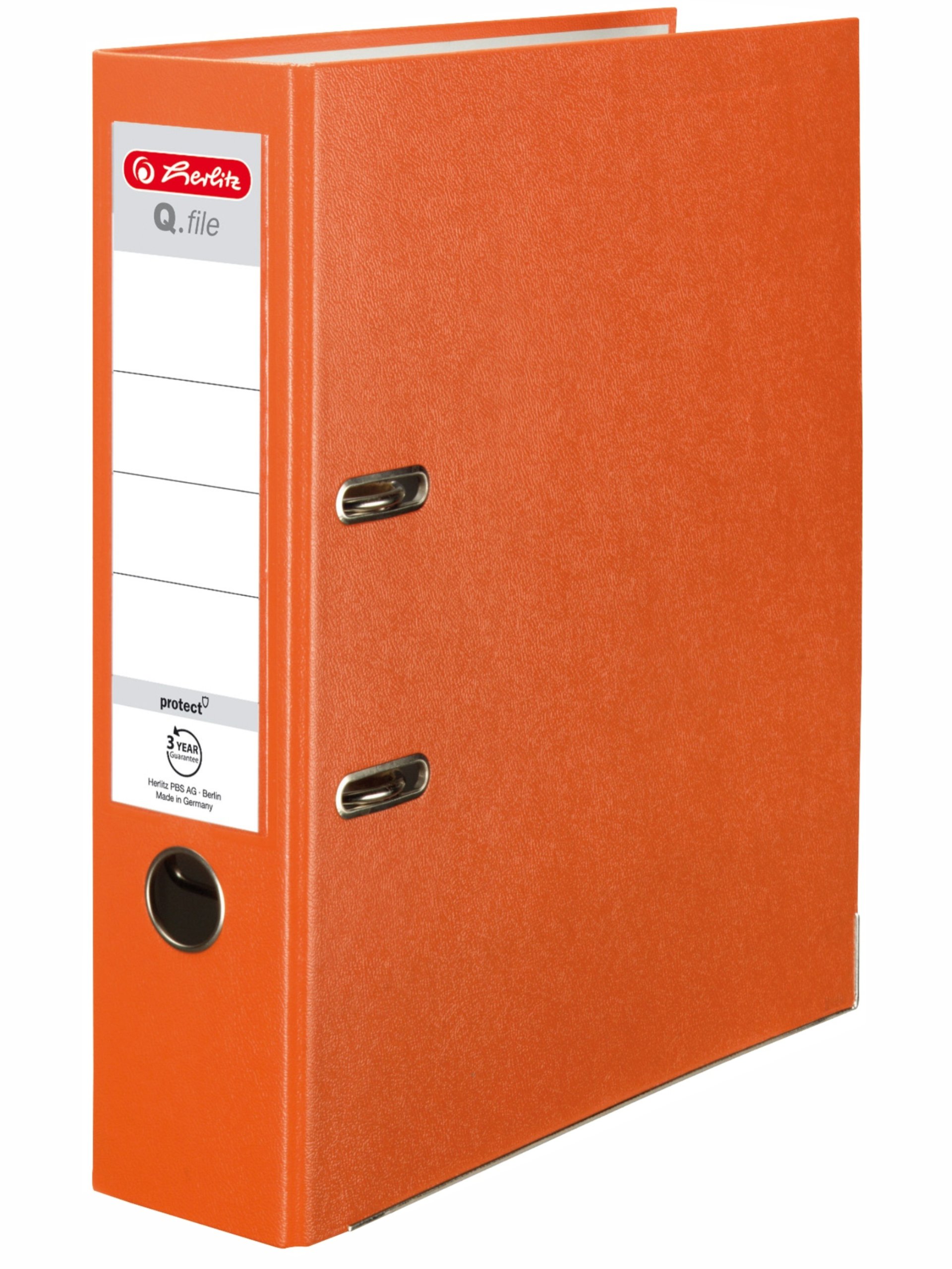 

Segregator Herlitz A4 80mm 8cm Q.file pomarańczowy