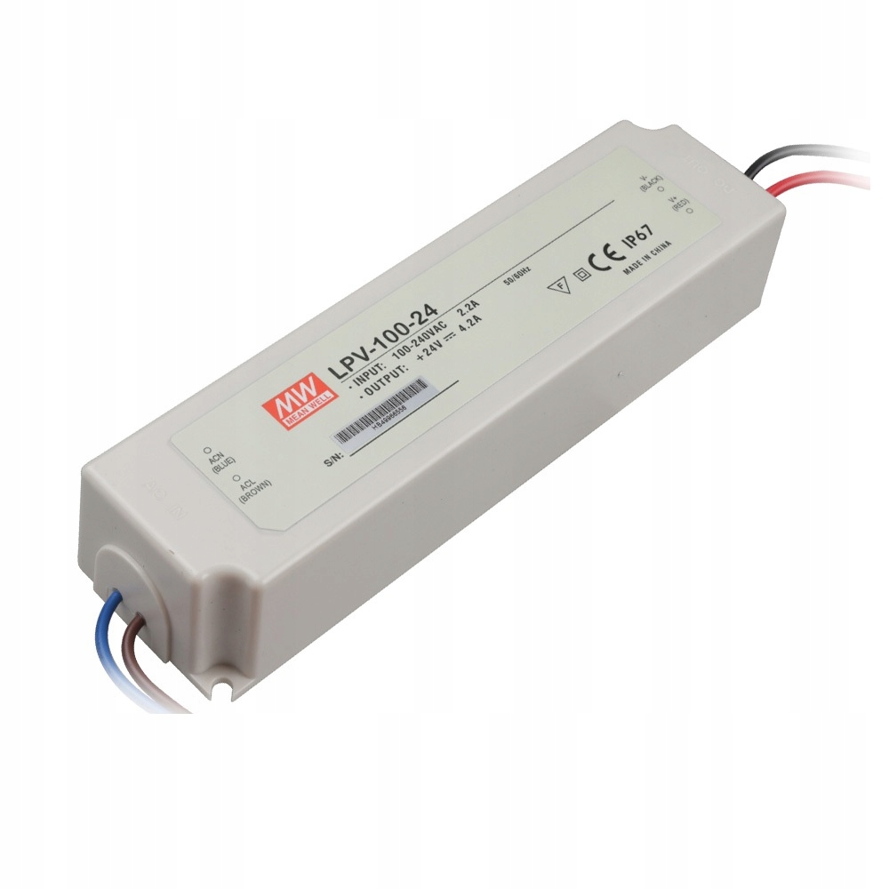 

Zasilacz Mean Well LPV-100-24 24V DC 4,2A 100W