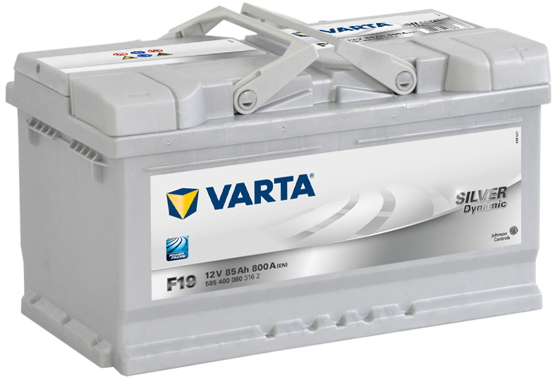 5854000803162 - Аккумулятор VARTA SILVER DYNAMIC 85AH, 800a, F19