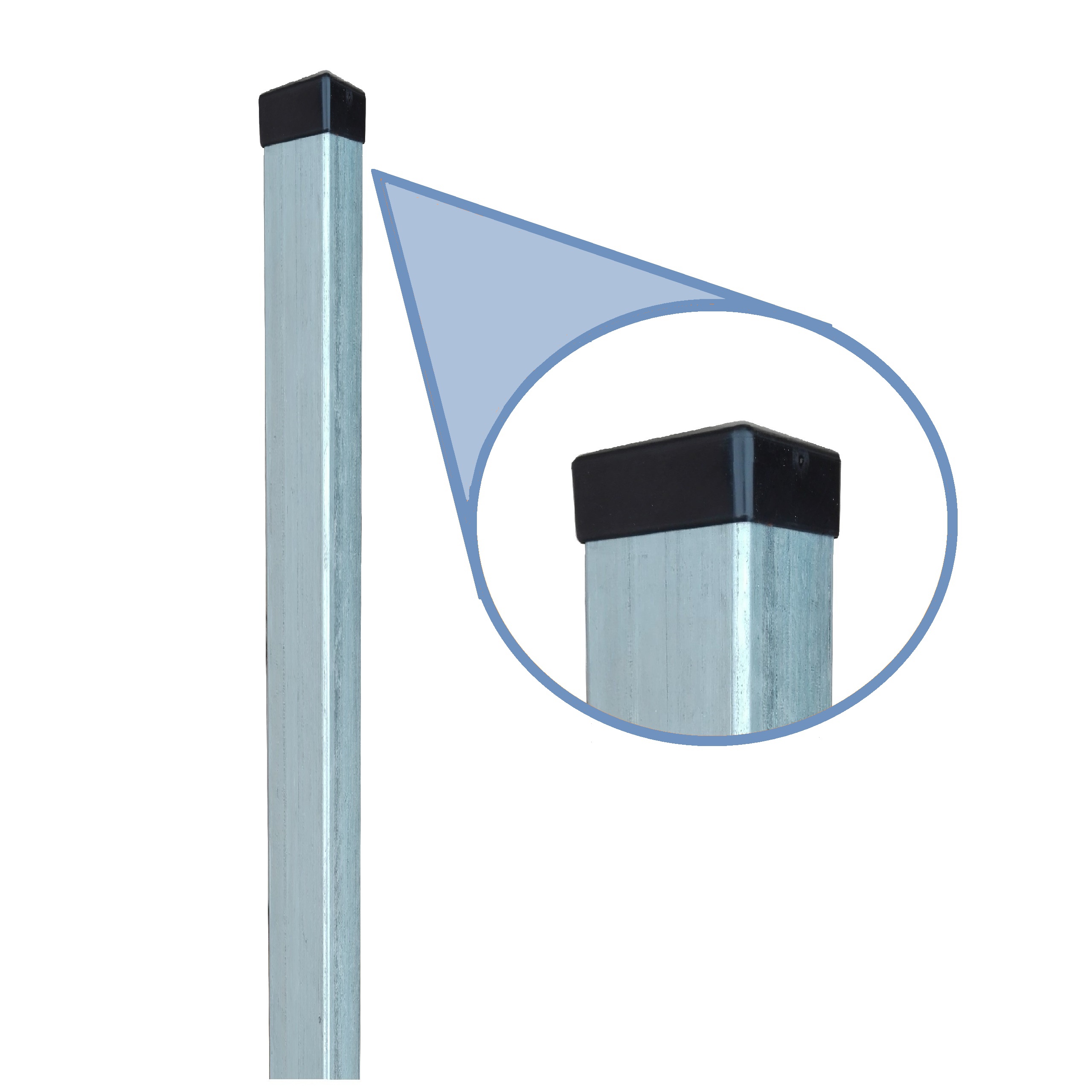 Słupki Ogrodzeniowe h=1,0m Ocynk Ogniowy PANEL 100 EAN (GTIN) 5904183122618