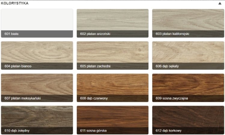 VOX ESQUERO akcesoria LISTWY VOX Kod producenta AKCESORIA VOX