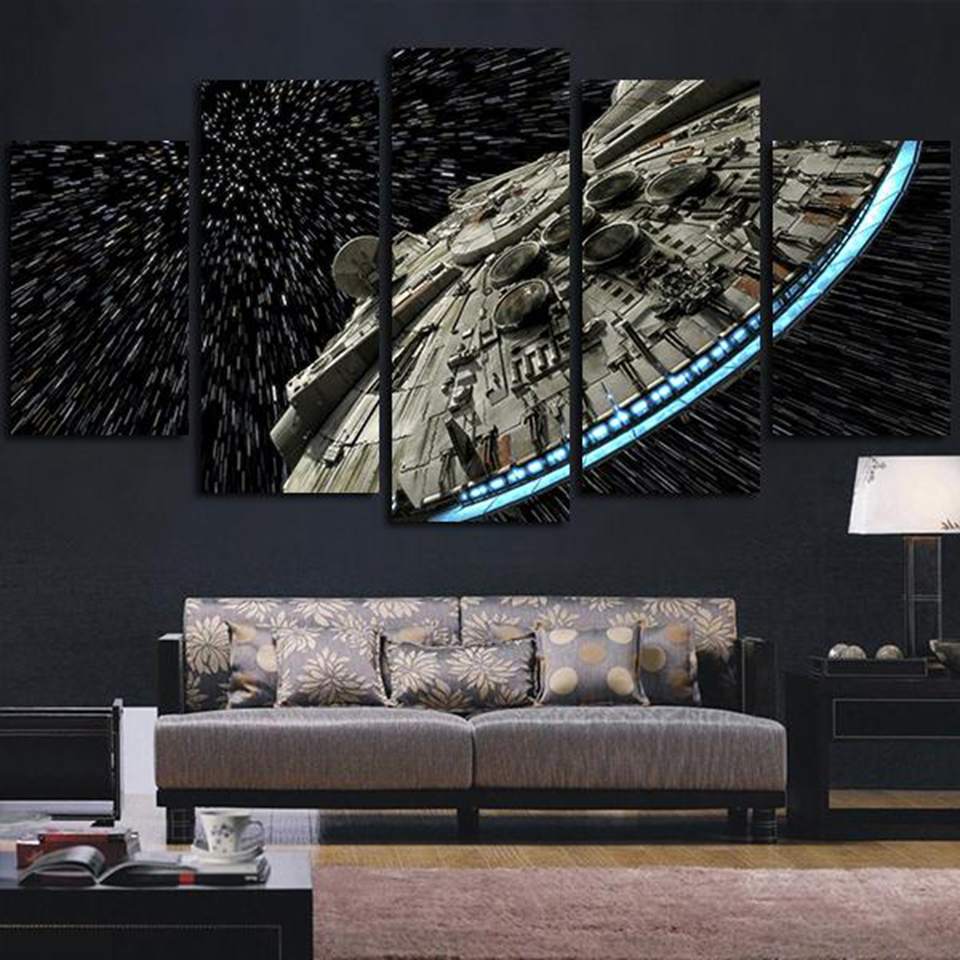 

Star Wars Sokół Millenium Obraz Płótno Rama Roz. 4