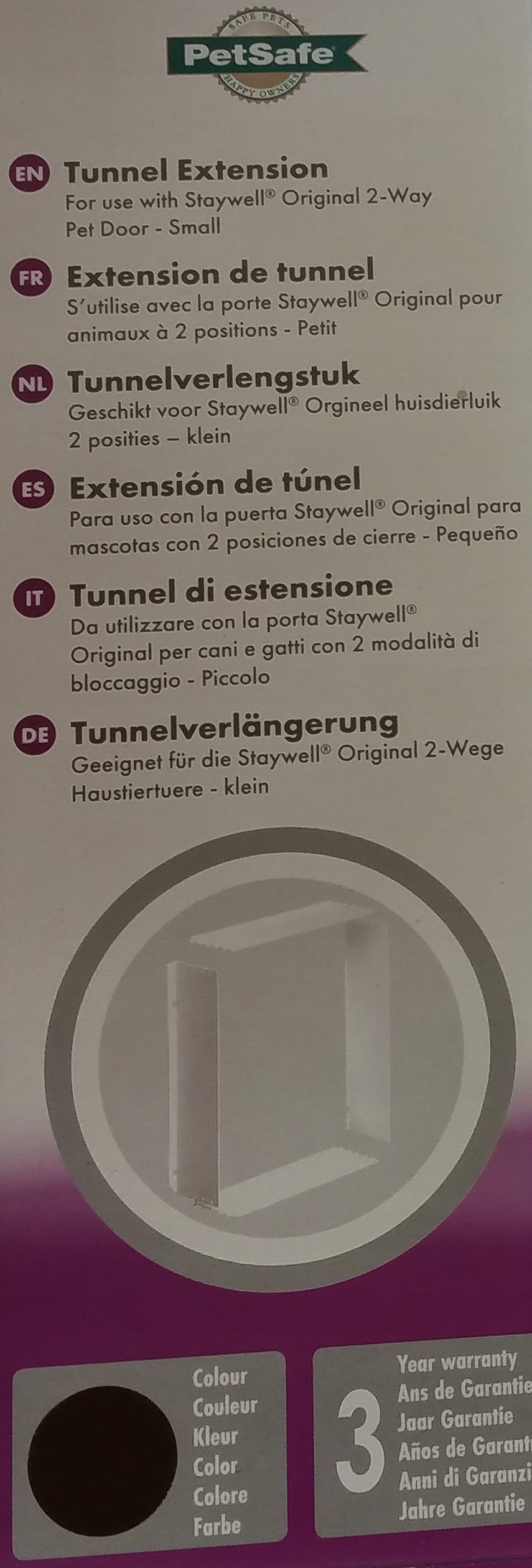 

tunel do Drzwi Staywell dla Psa kota do 7kg brąz