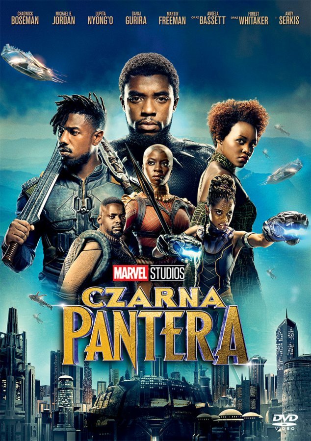 

Czarna Pantera DVD Pl Kolekcja Marvel Nowa Folia