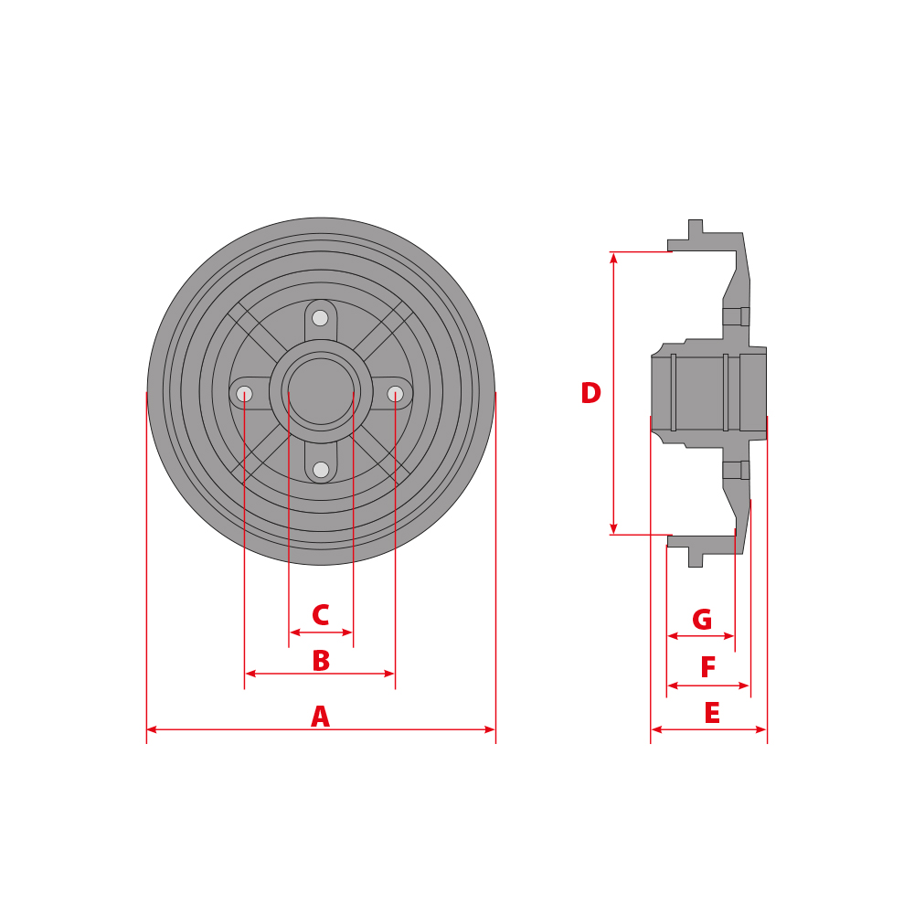 SZCZEKI BEBNY CYLINDERKI SPR SKODA FELICIA FELICJA Weight with packaging 14 kg