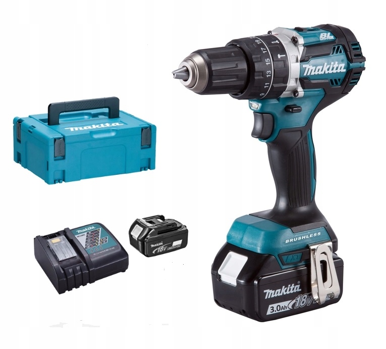 

Makita DHP484RFJ Wkrętarka Udarowa 2x3.0Ah Makpac