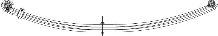 1091 - РЕСОРА МЕРСЕДЕС 814 817 1114 1117 1120 ПЕРЕДНЯ 3П