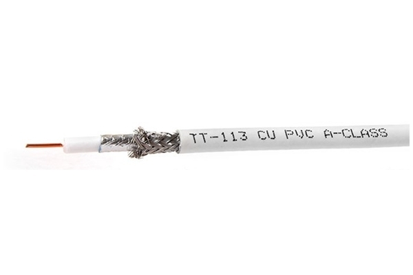 

Kabel Antenowy Miedź TT-113 Trishield Telmor 1m