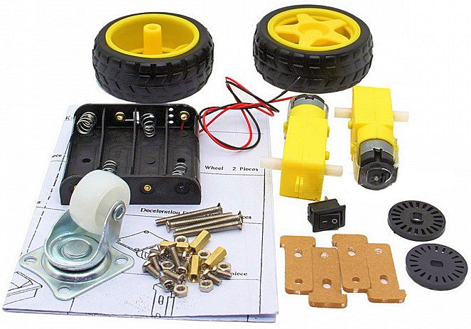 PODWOZIE PLATFORMA ROBOTA 2 Silniki Arduino Kod producenta CAR2WD