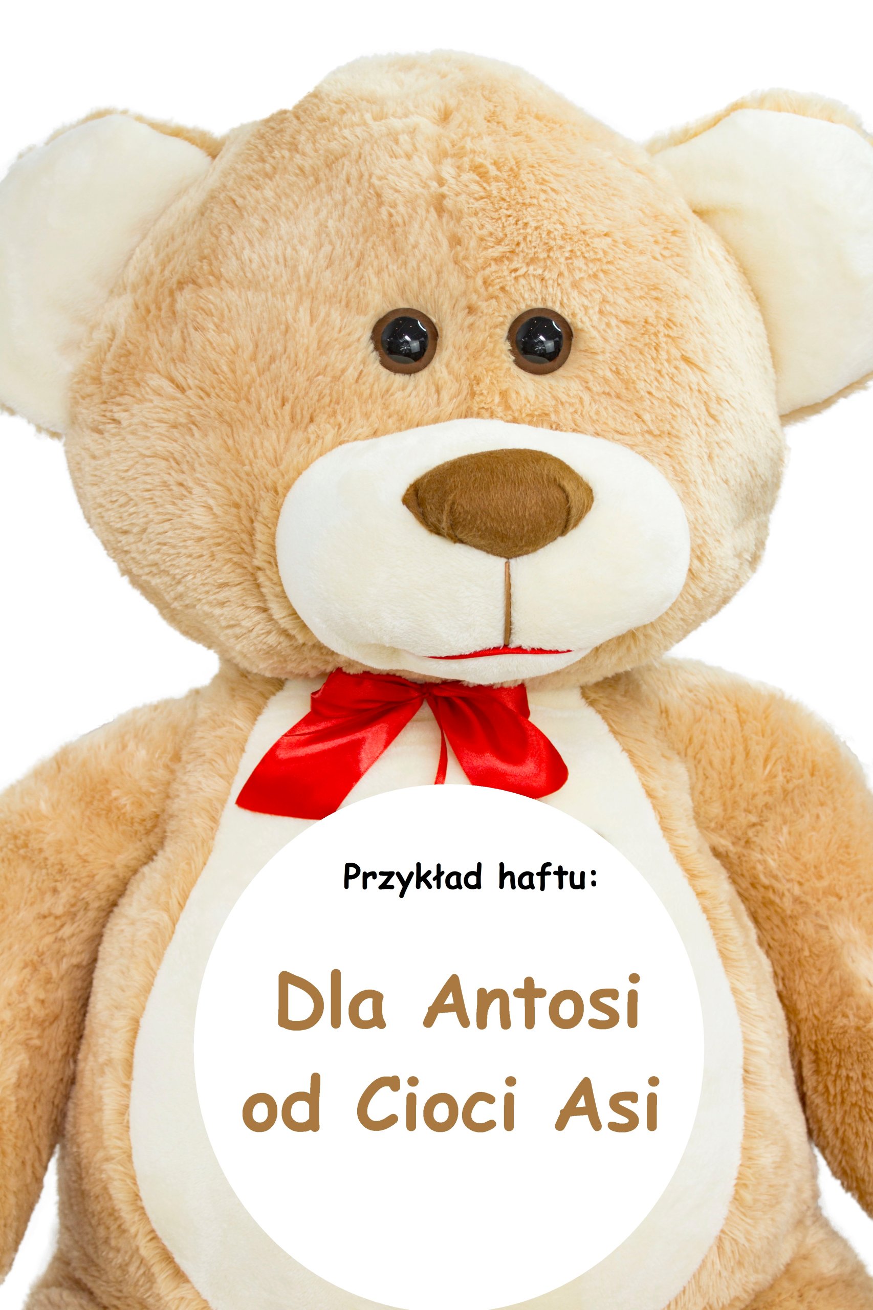 DUŻY PLUSZAK MIŚ PLUSZOWY PERSONALIZACJA 155 CM Marka inna