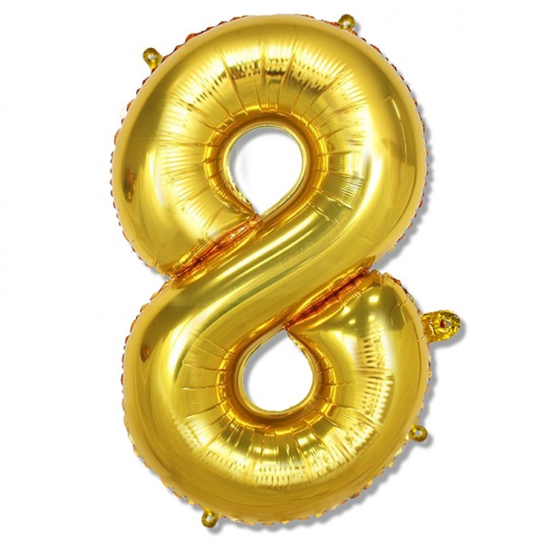 

Balon Foliowy cyfra "8" 100 cm