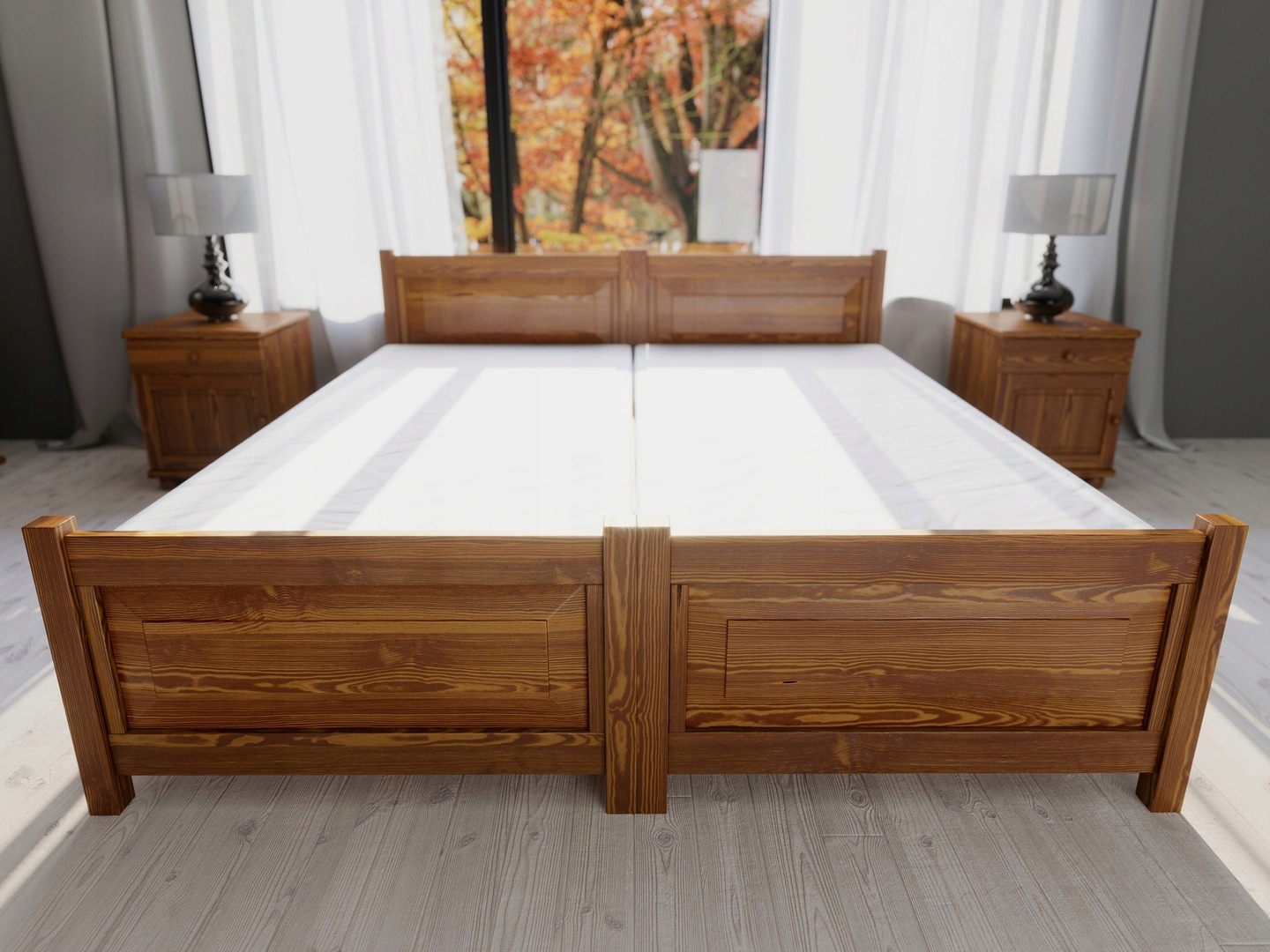 Кровать Валенсия - 200x120 сосна массив каркас
