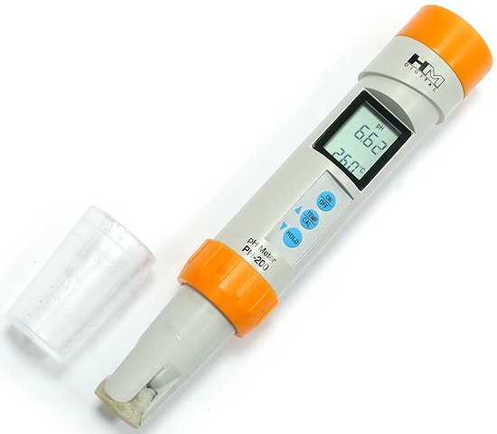 Ph Meter pH pH Meter, Teplomer a PH-200 ATX.