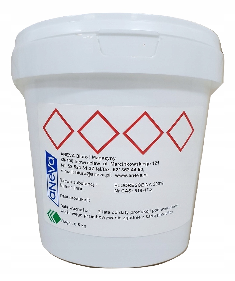 

Fluoresceina 0,5kg 500g