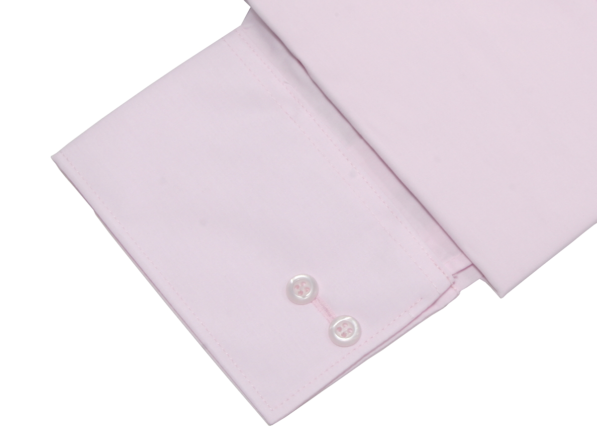 KOSZULA RÓŻOWA GŁADKA 41/42 182-188 SLIM FIT Kolor różowy