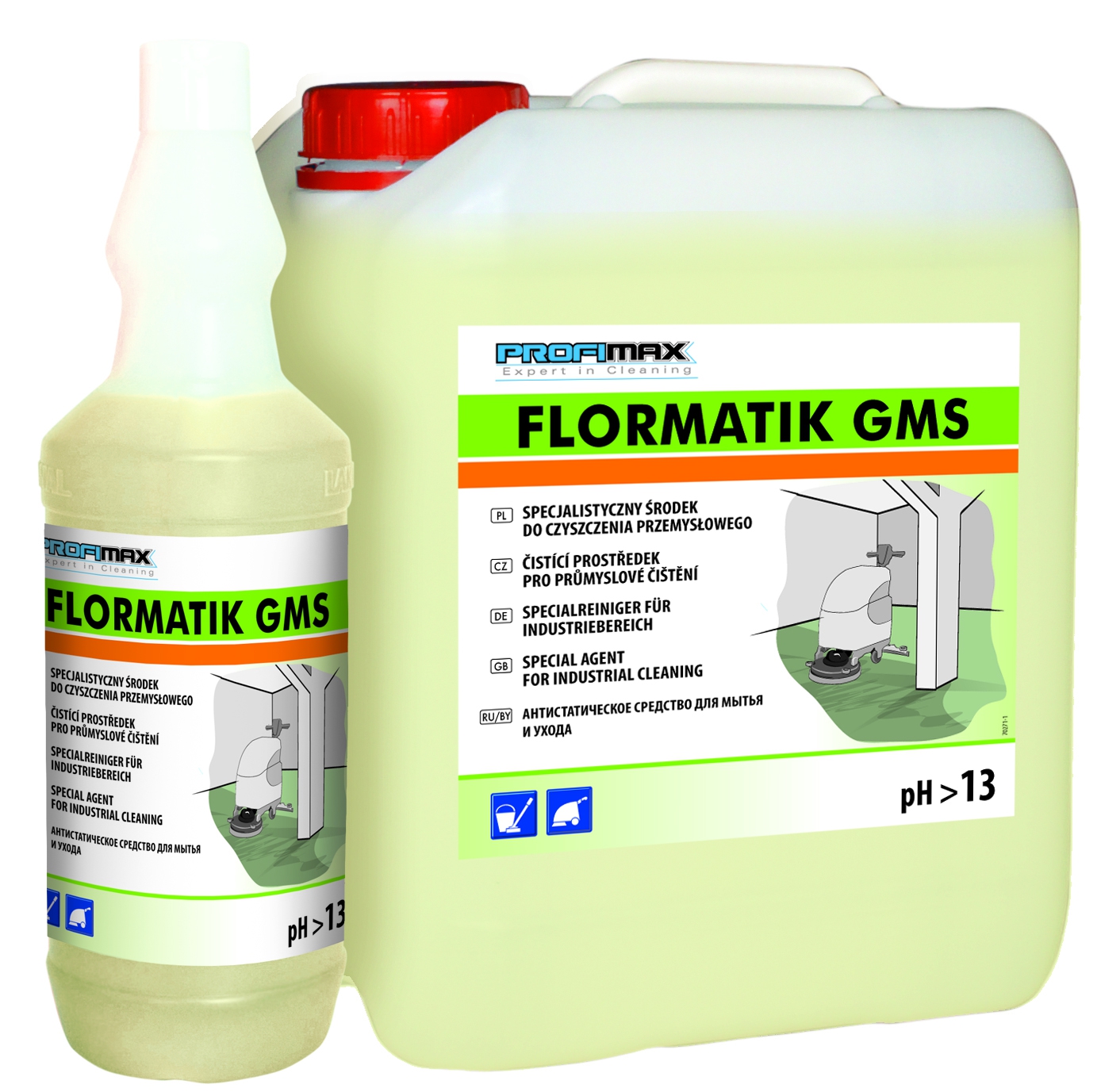 Lakma Flormatik gms kan 5 l mycí prostředek