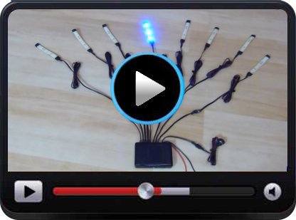 STEROWNIK STROBOSKOPÓW / REKLAMY LED 8 kanałów 12V Producent części inny