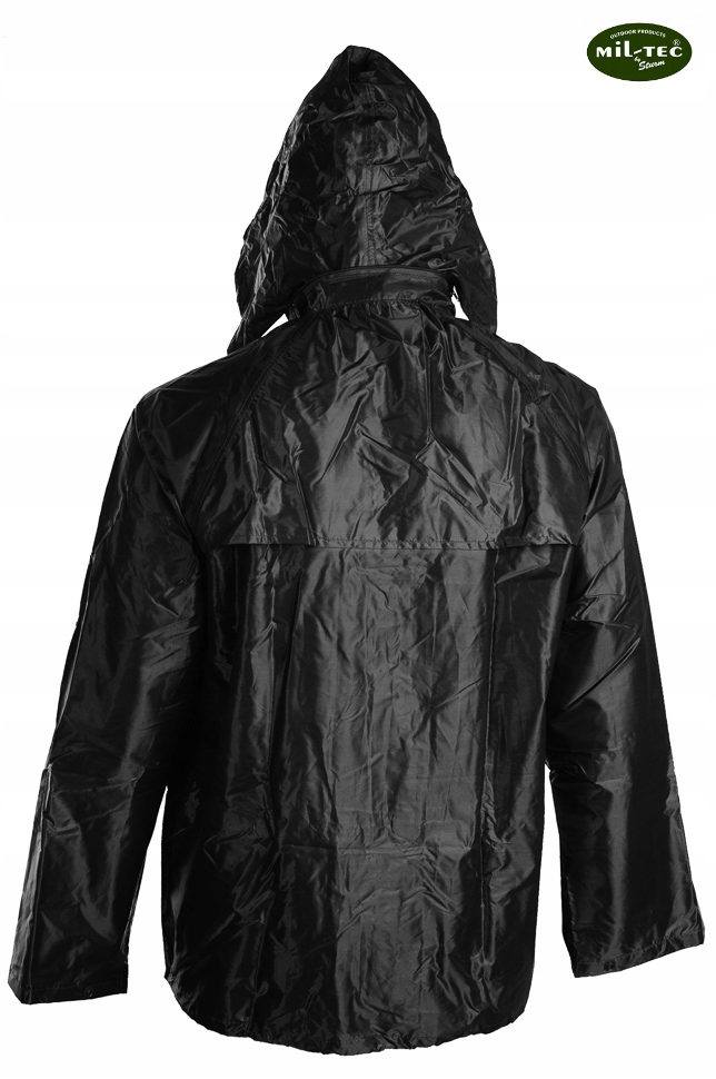 KOMPLET PRZECIWDESZCZOWY Kurtka+Spodnie Czarny XL Rozmiar XL