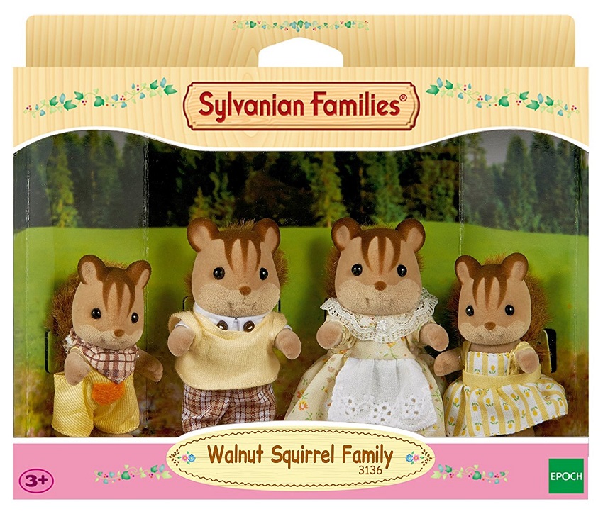 SYLVANIAN FAMILIES RODZINA WIEWIÓREK 3136 4172 Marka Sylvanian Families