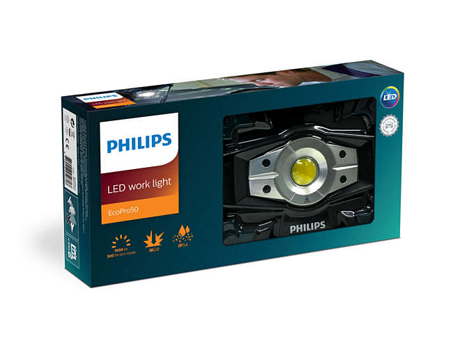 PHILIPS LAMPA WARSZTATOWA EcoPro50 10W ROBOCZA LED EAN 8719018050717