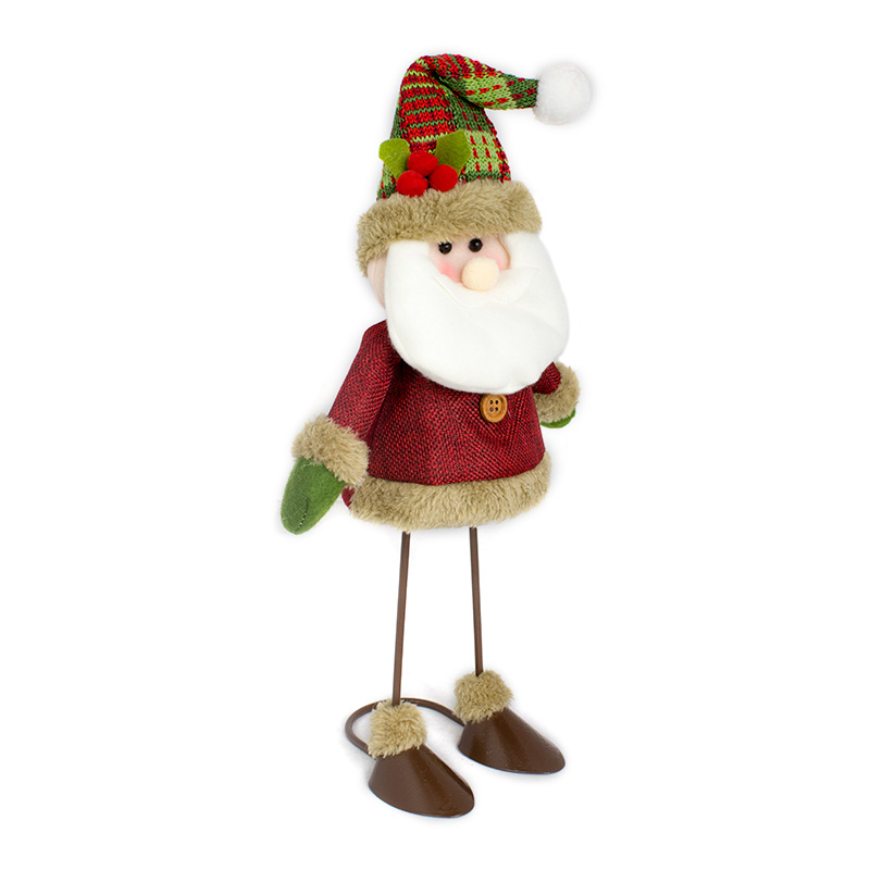 OZDOBA ŚWIĄTECZNA FIGURKA MIKOŁAJ 43cm UC82351 Materiał dominujący inny