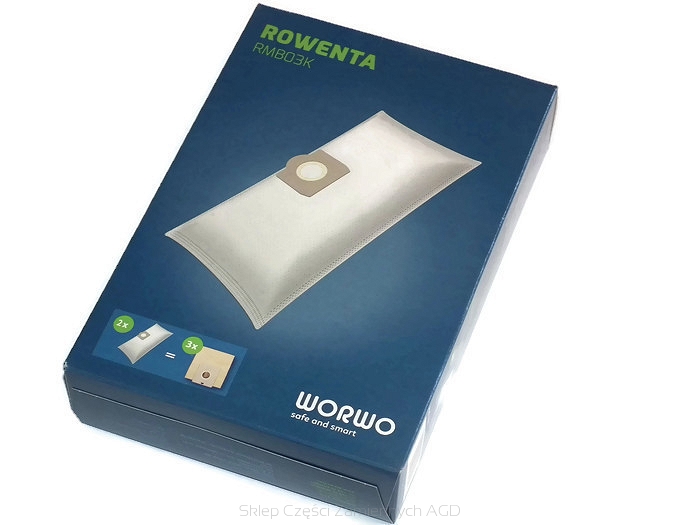 

Worki RMB03K Odkurzacza Rowenta 6szt/kpl