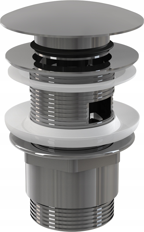 Spust umywalki CLIK/CLAK 5/4" metalowy