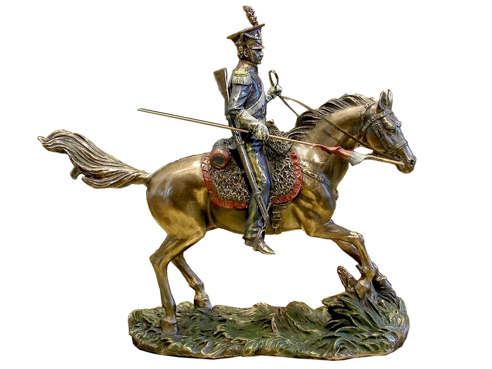 Ulan Na Koni Kavaléria Vojak Darček Gravír