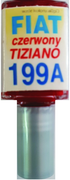 

Fiat 199A Czerwony Tiziano Lakier Zaprawka Do Rys
