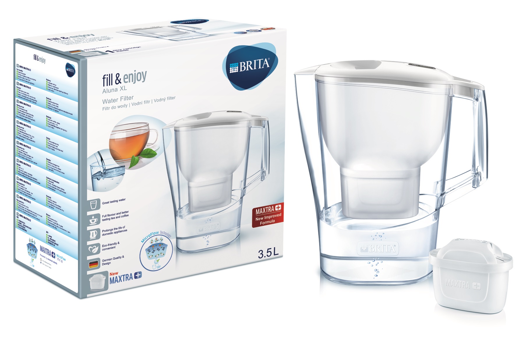 

Dzbanek Brita Aluna XL 3,5 L+ 5 Szt Wkładów Maxtra