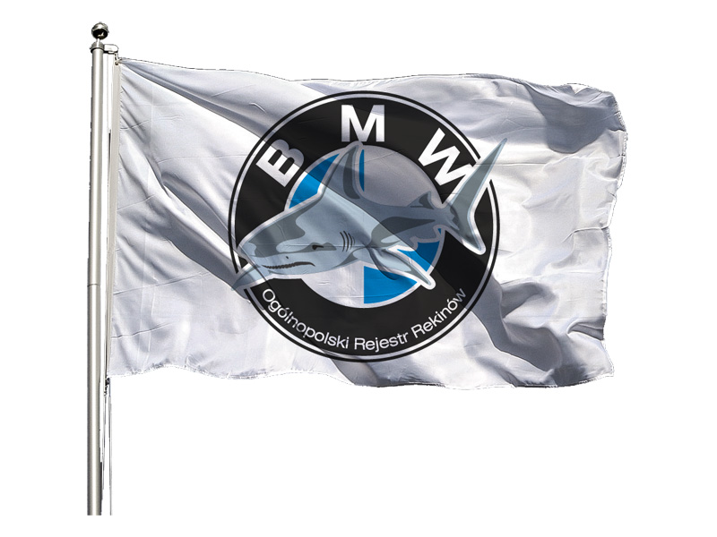 FLAGA REKLAMOWA Z NADRUKIEM FIRMOWA 106x160 cm Marka inny