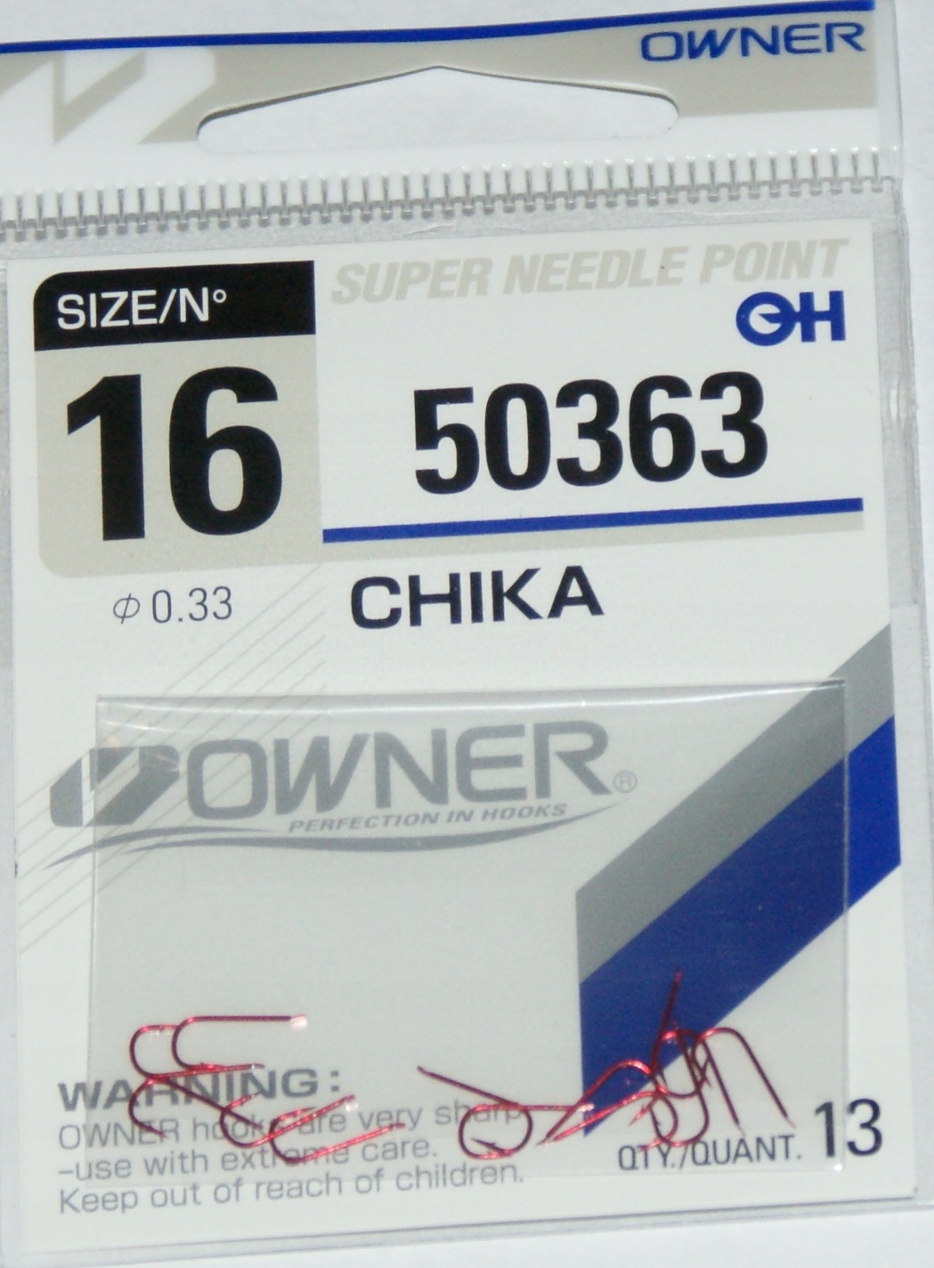 Owner haczyk 50363 Chika czerwony nr.16