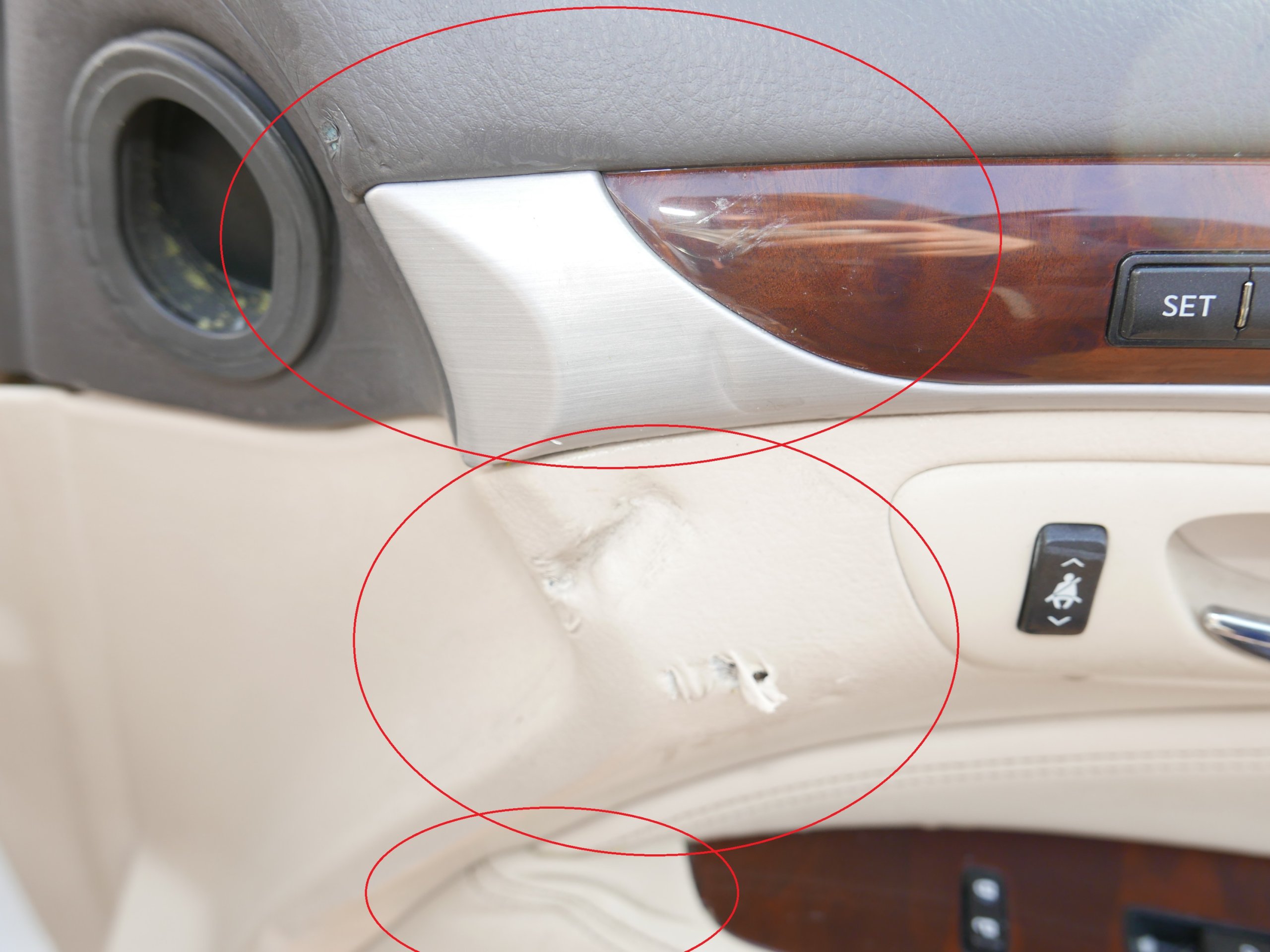 дверные карты правый передний lexus LS LS460L