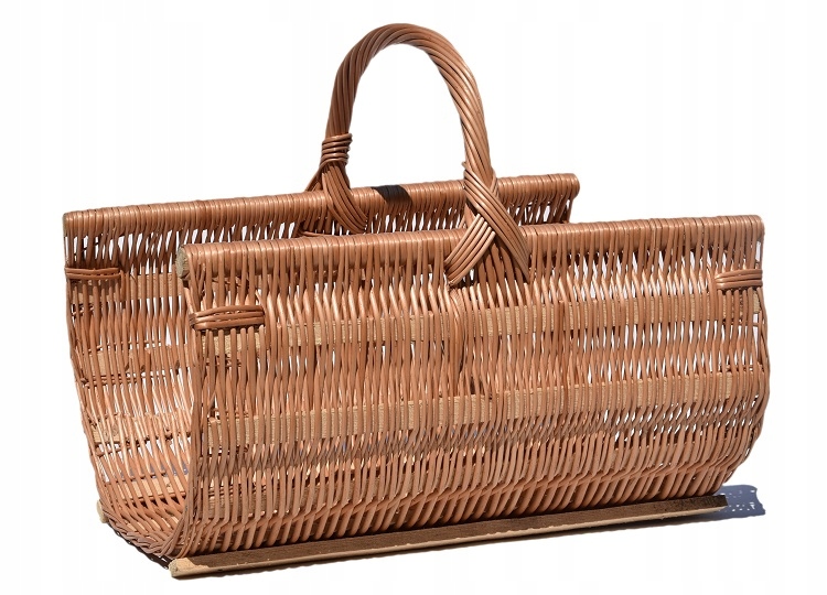 Wiklinowy kosz na drewno do kominka 60cm WIKLINA Marka Wik-World