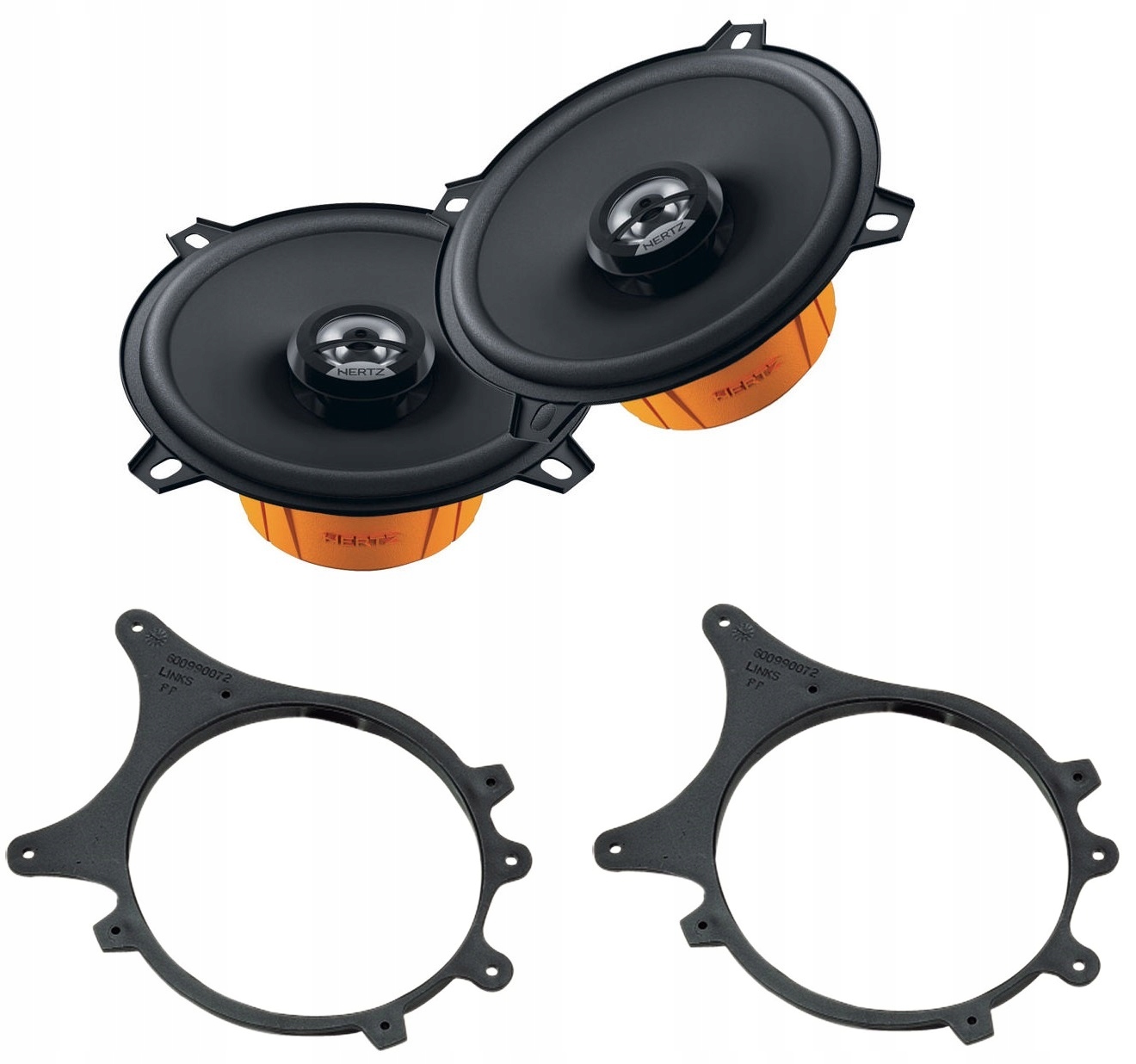 Automobilové reproduktory vzdialenosti 13 cm Bmw E36 Compact 1994-2001 Hertz DCX130