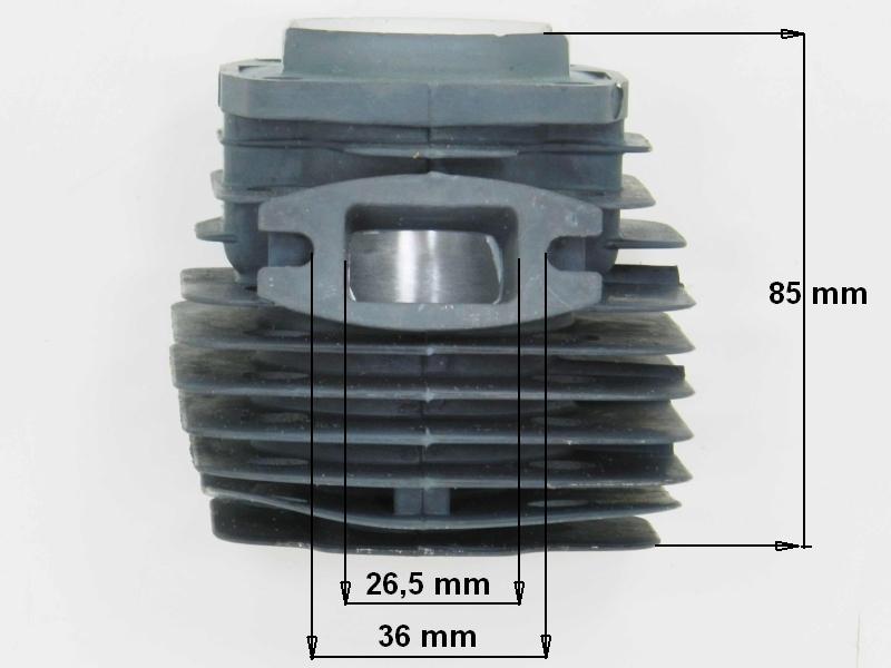 PIŁA SPALINOWA CYLINDER KOMPLET ŚWIECA 43 mm $$ Marka P.R.C