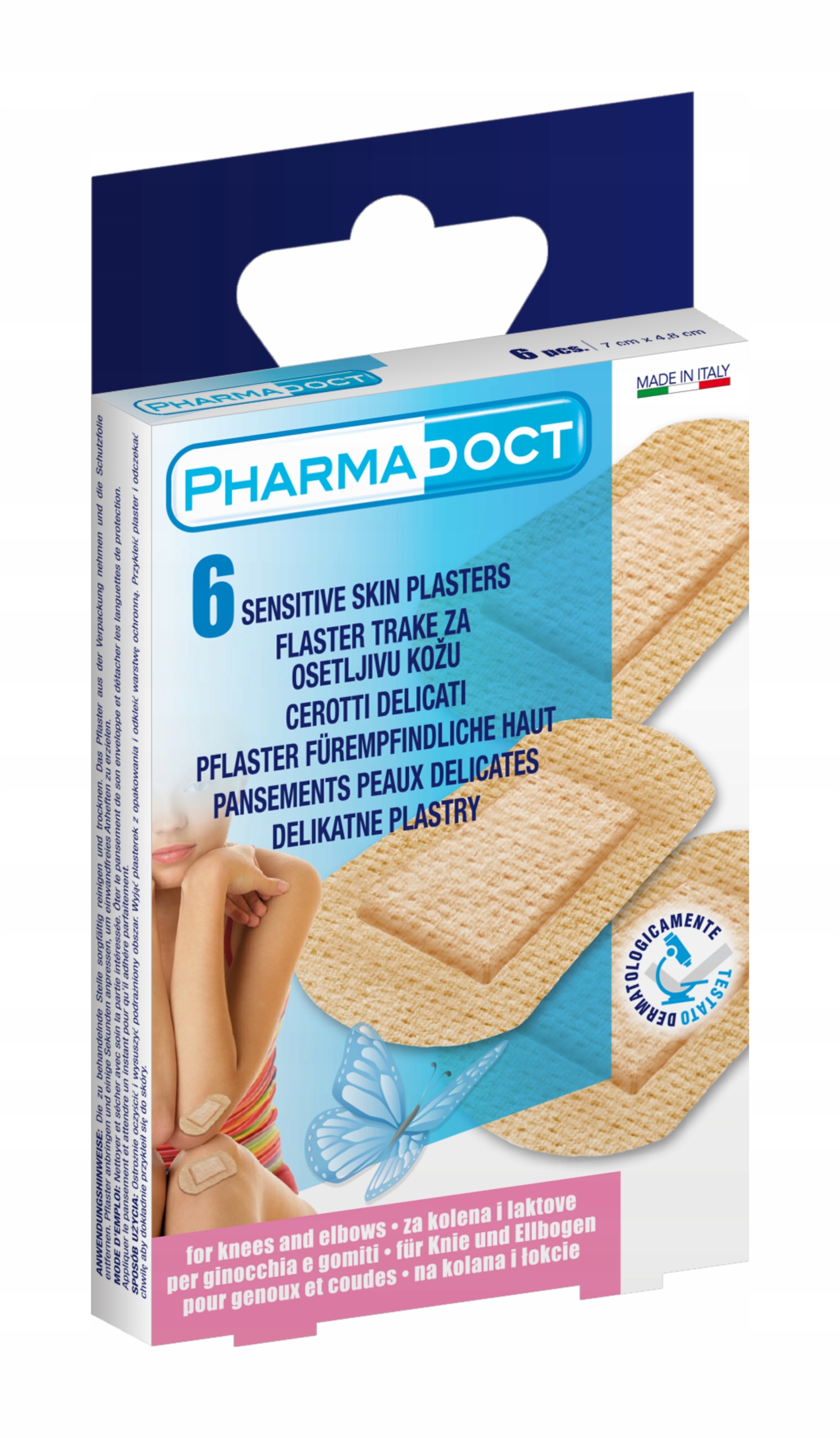 

Pharmadoct Delikatne Plastry Na Łokcie Kolana 6szt