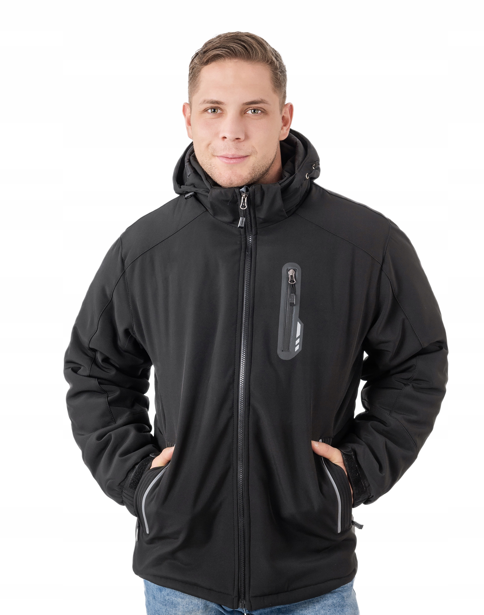 

Kurtka Męska Termoaktywna Softshell 8089-02 r M
