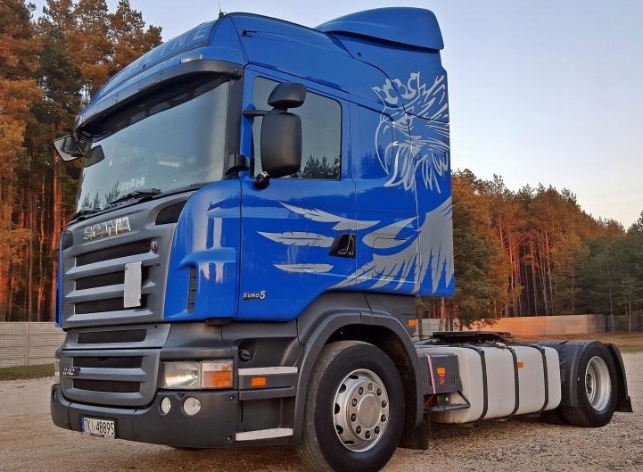 NAKLEJKI NAKLEJKA SCANIA R TOPLINE HIGHLINE WZOR 7 EAN 0683489645926