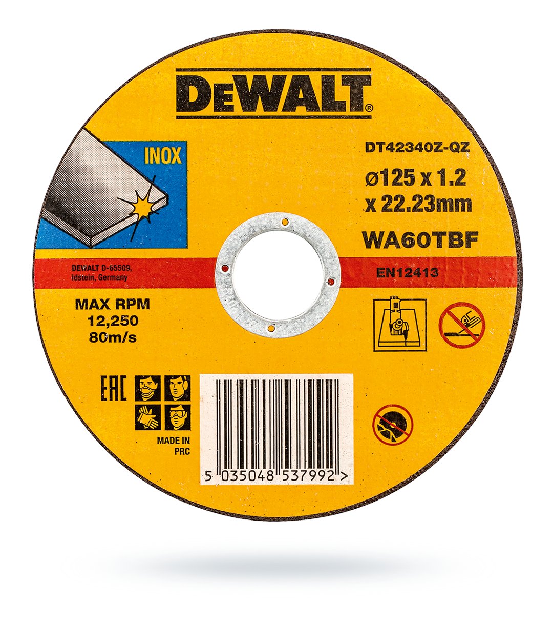 

Tarcza do cięcia metalu Dewalt 125x1,2 DT42340Z