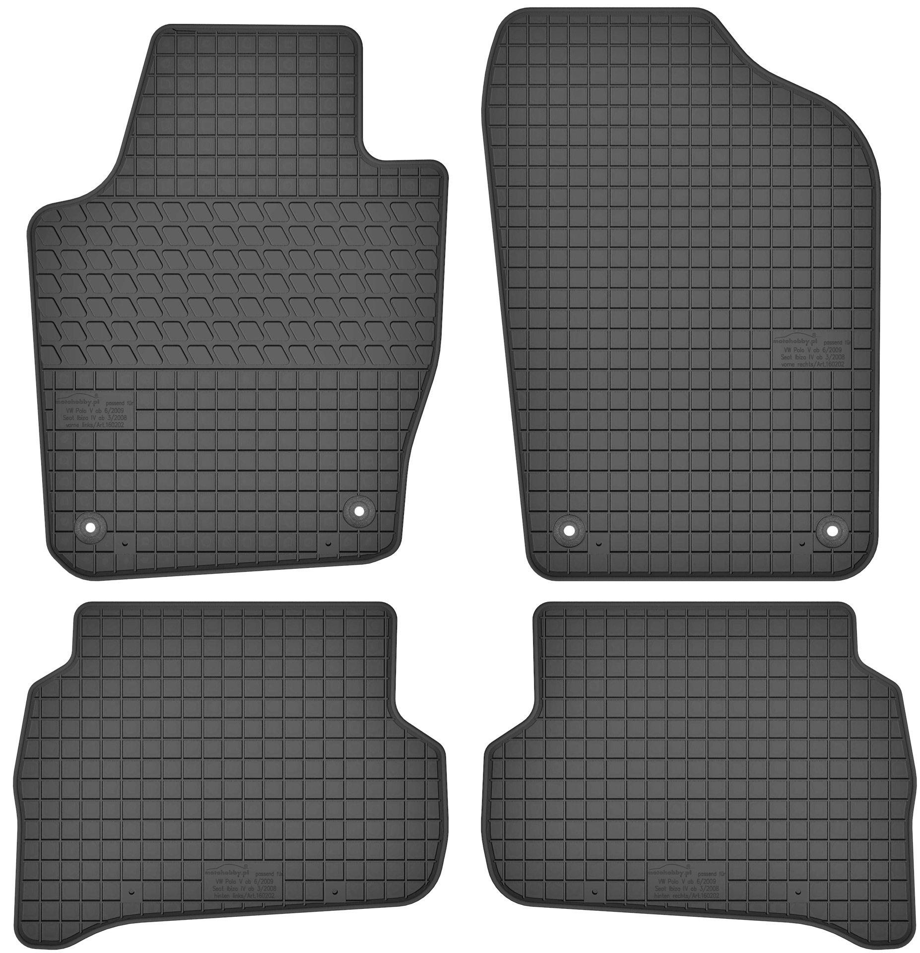 

Vw Volkswagen Polo V 5 Dywaniki Gumowe Stopery