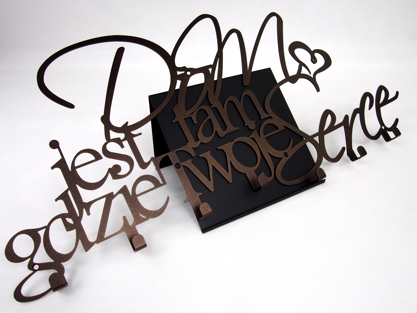 Metalowy Wieszak ścienny na ubrania Wybór kolorów Materiał Metal